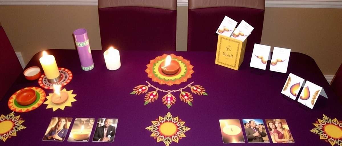 Teen Patti Elite Diwali Celebration Teen Patti Elite Diwali special event showing festive table design with diyas, rangoli, and special Diwali cards